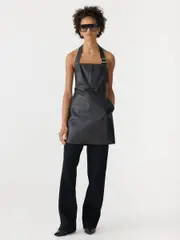 leather apron dress