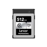 Lexar Professional CFexpress Type B - 512GB SILVER Card 1750MB/s read / 1300MB/s write