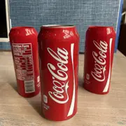 3pcs Red Silicone Coke Bottle Cover - Protective Cover for Coke Can and Coke Cup (500ml)