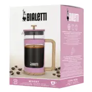 NEW BIALETTI WOODY COFFEE PRESS 1 LITRE French Ground Tea Espresso 1L PINK