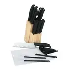 23 Piece Knife & Kitchen Set with Storage Block