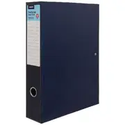 J.Burrows Foolscap Box File Navy