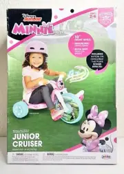 Disney Minnie Mouse 10" Fly Wheel Kids' Tricycle w/ Electronic Sound BOX DAMAGED