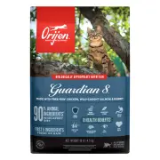 Orijen Biologically Appropriate Dry Cat Food Guardian 8 1.8 Kg