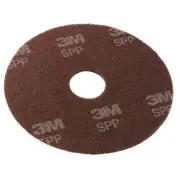 3M 20" Scotch-Brite Brown Surface Preparation Pad , 3" W x 0.3" Thick | 10/Case