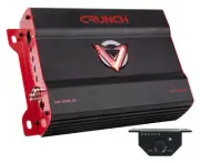 Crunch DR-2725.1D 2725 Watt Mono Amplifier 2 Ohm Class D Car Stereo Amp