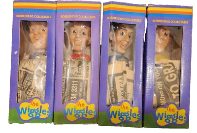 The Wiggles Doll Greg Anthony Jeff Murray Wiggles Bobblehead Set
