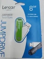 Lexar JumpDrive TwistTurn 8GB USB Flash Drive LJDTT8GBSBNANA Green