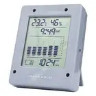 Digital Barometer Thermometer Hygrometer Traceable Gray LCD Lab Temp Pressure