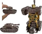 2 Pcs 3in1 Transformable Fidget Spinner Fidget Toys Adults Tank Transforming Robot Sensory Fidget Toys Autism Toys Classroom Prizes Anxiety ADHD Fidget