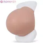 Roanyer Silicone Fake Belly Of Twins Bump Silicone Twins Pregnant Stretch Marks