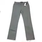 NWT Buffalo David Bitton Jeans Women Sz 27 Green Mid Rise Faith Skinny Organic
