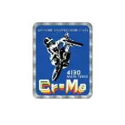 Repco - Hotfoot 4130 cromo PRISM decal - Old school bmx