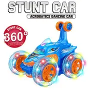 9660 Remote Control Car, 360° Rotating 2.4GHz Fast Stunt RC Cars Lights Off Road RC Crawlers Toys for Kids Birthday Christmas Stocking Stuffer Gifts