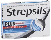 Strepsils Plus 16 Lozenges