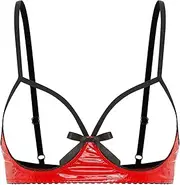 [GRRKDFQ] Women's Lingerie Sets Open Chest Bra Tops Exposed Breast Brassiere