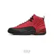 【AIR JORDAN 12 REVERSE FLU GAME GS】黑紅 12代｜高筒 女鞋 153265-602