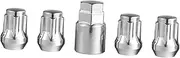 MUCKLILY Universal Car Wheel Lock Nuts 14 * 1.5mm Anti Theft Nut Sturdy Corrosion-resistant Polished Surface