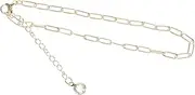 WRITWAA Anklet Foot Chain Paperclip Ankle Bracelet Elegant Foot Chain for Women Jewellery Girl Anklet Jewelry