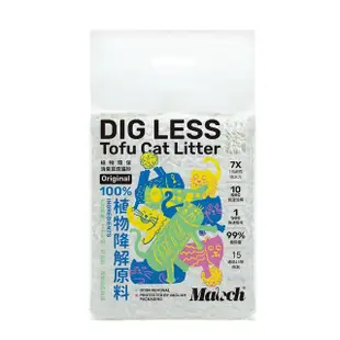 【喵趣】植物環保消臭豆腐貓砂1.5mm 7L/包(貓沙 豆腐沙 10秒快速溶解 可沖於馬桶)