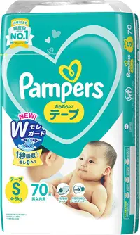 在飛比找松果購物優惠-PAMPERS 幫寶適巧虎紙尿布(黏)S70片(每箱/4包)