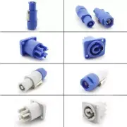Xlr Connector Lockable Cable male female Socket Electric Power adapter 3pin
