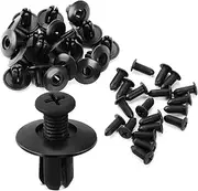 Car Fastener Clips 8mm Car Bumper Door Panel Fender Liner Clips Retainer Fasteners Rivets Clips(50Pcs)
