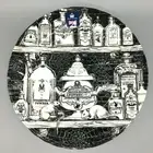 x4 Royal Wessex Halloween Apothecary Dinner Plate Set Witch Brew Potion Bottle