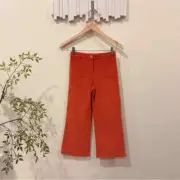 Jacadi Corduroy Cotton Casual Pants in Maple Orange NWT Size 8Y/A
