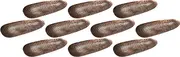 Set of 10 [ZN] Metal Towel Holder Oval Brown [ 5.7 x 2.6 x 0.7 inches (14.6 x 6.5 x 1.9 cm) | Hot Towel Holder