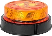 Agrieyes Beacon LED Strobe Lights with Replaceable Lens, Emergency Warning Essential, Amber Flashing Light for Vehicles, Trucks, Tractor, Postal Car