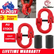 2x Grade 80 Coupling Link, Hammerlock, Hammer Lock Chain Connector WLL : 3150kg