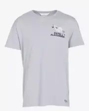 Men's BNWT Peter Alexander grey short sleeve racoon pj tshirt size M