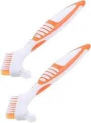 WOONEKY 2pcs Double Sided Turtle Shell Cleaning Brush Mud Dirt Remover for Aquatic Tortoises Versatile Home Use Two Shapes for Comprehensive Cleaning