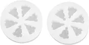 DOITOOL 2Pcs Cheese Shape Silicone Moulds for Cake Baking Unique Fondant Mould for Creative Desserts Easy to Use and Clean for DIY Candle Making and Housewarming