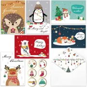 Christmas Cards, 30 Merry Christmas Cards with Envelopes, 6 Assorted Designs Bul