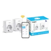 TP-Link Wireless Smart Socket MINI TAPO P110(2-PACK), 16A, 240V, White