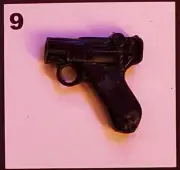 Marx Mike Hazard Luger pistol action REPRO #9