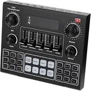 Levemolo V9 Stream Sound Card 8 Levels of 12 Sound Effects for Phone Microphone Wireless Live Streaming
