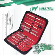 34 Pcs Dissection Dissection Anatomy Medical Student Kit+Scalpel Blades #10,#21