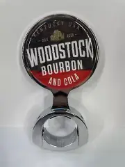 Woodstock Bourbon Cola Font 82mm Decal Spirit Keg Kegerator Beer Tap badge