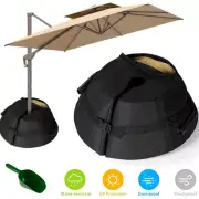 Umbrella Base Weight Round Heavy Duty Sand Bags Weatherproof Umbrella Stand▶