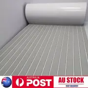 EVA Foam Boat Flooring Marine Teak Decking Light Gray with White | Self-adhesive