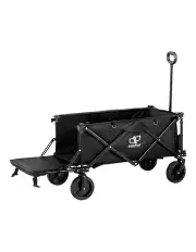 [Gardeon] Garden Cart with Opening Rear in Black