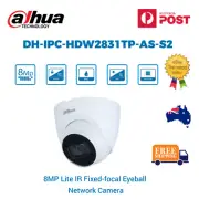 Dahua HDW2831TP-AS-S2 2.8mm 8CH 8MP Starlight Built-in Mic CCTV Camera Aus.VER