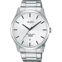 在飛比找Yahoo奇摩購物中心優惠-ALBA 時尚東京石英腕錶 送禮首選-銀/40mm (AS9