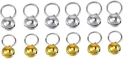 12 Pack Pet Small Bells Vintage Christmas Bells for Dog Collar Loose Beads Dog Accessories for Puppy Cat (14mm)
