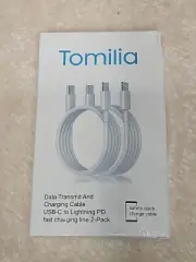 USB C to PD fast Charging Data Transmit 6.5ft ( 2 PACK )