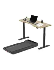 [LSG] Nimbus Walking Pad Treadmill + Ergo Desk Automatic Standing Desk 1500mm in Oak