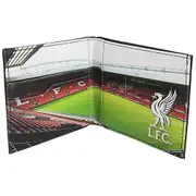 Liverpool FC Mens Official Football Stadium Leather Wallet Black One Size